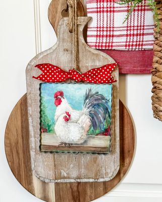 Round Top© Attachment | Mini Hamilton Rooster &amp; Hen