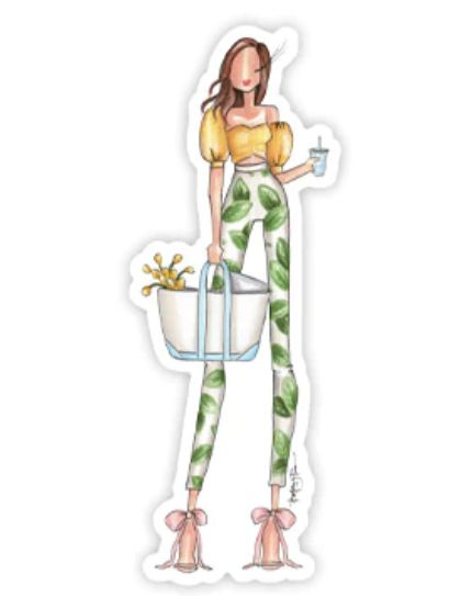 &quot;Palm Palm&quot; Brittany Fuson™ Sticker