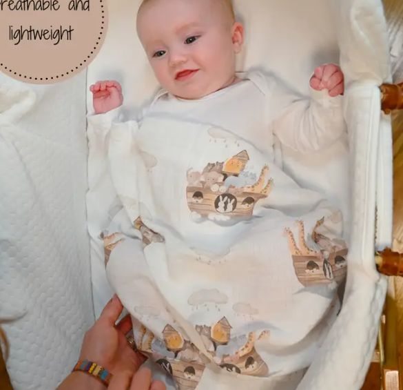 Noah&#39;s Ark Baby Swaddle Blanket