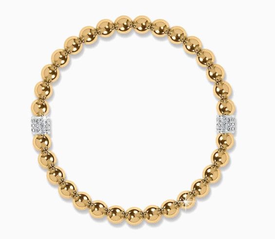 Median Petite Stretch Gold Bracelet