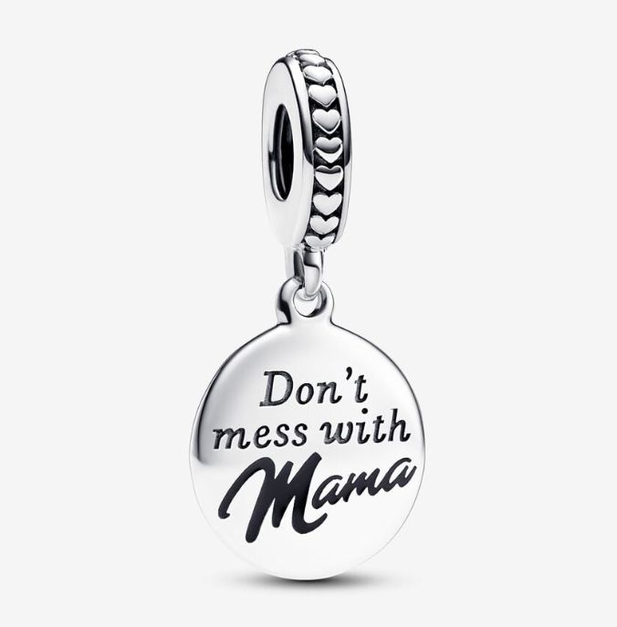 PANDORA™ &quot;Don&#39;t Mess With Mama&quot; Engravable Dangle Charm