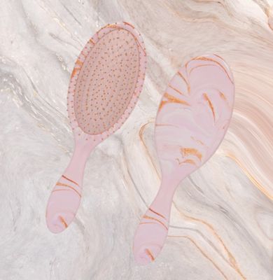 Wet-n-Dry Detangling Brush Pink Pastel Marble