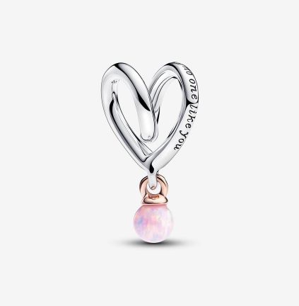 PANDORA™ Two Toned Wrapped Heart Charm