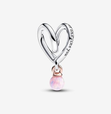 PANDORA™ Two Toned Wrapped Heart Charm