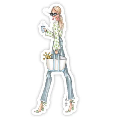 &quot;Mary Frances&quot; Brittany Fuson™ Sticker