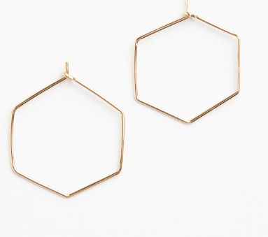 Able™ Honeycomb Hoops Gold