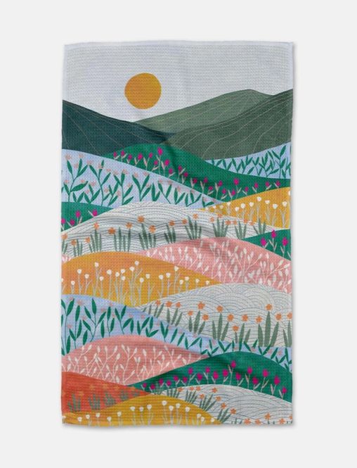 Sunrise Mountains Tea Towel