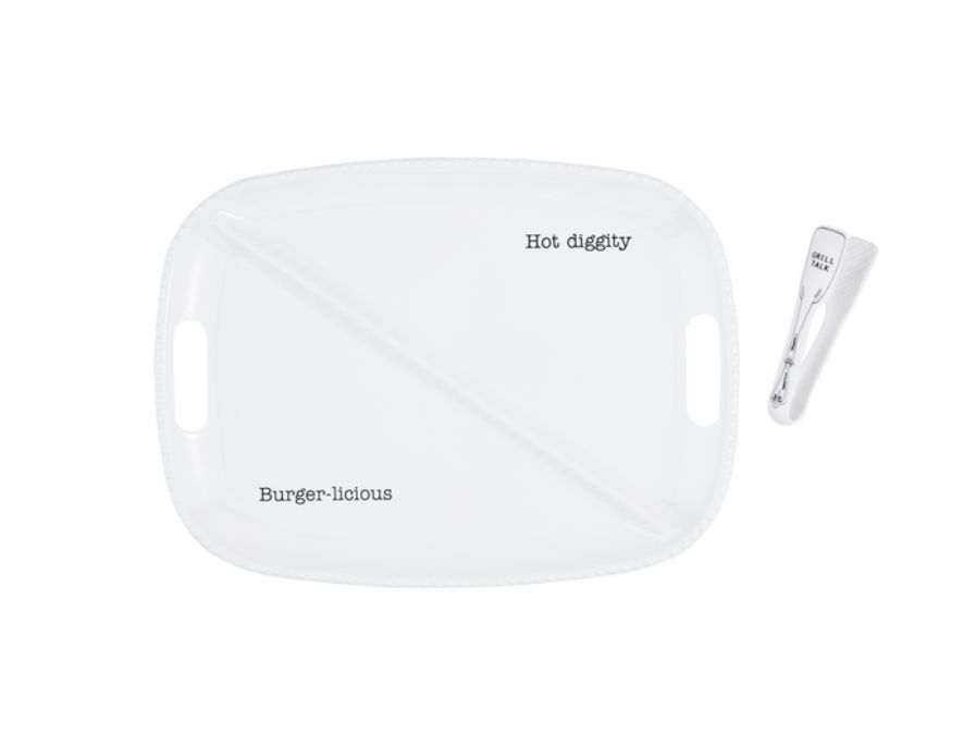 Melamine Burger Dog Platter