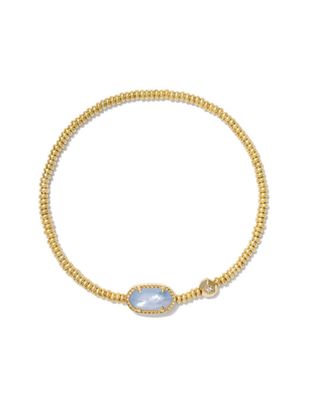 The Grayson Stretch Bracelet Gold Periwinkle Illusion