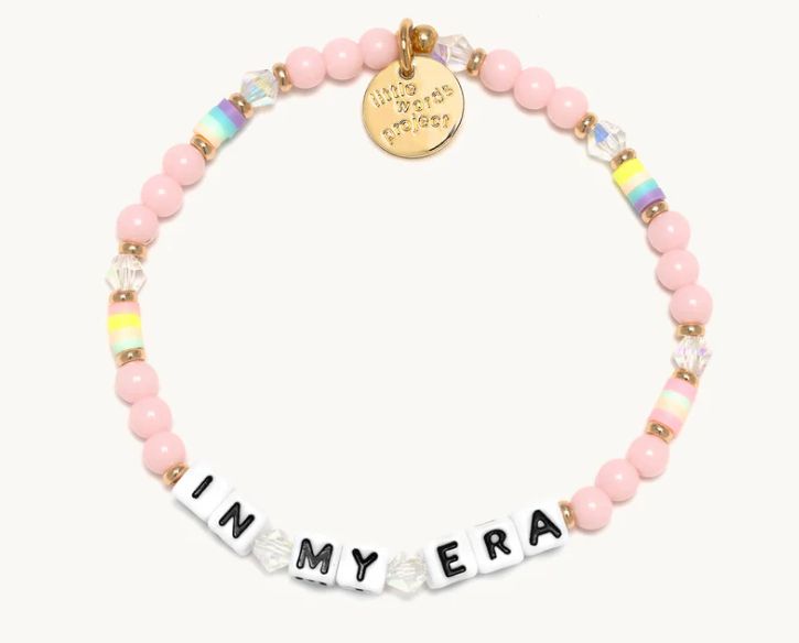 In My Era Pink Frosting | Little Words Bracelet