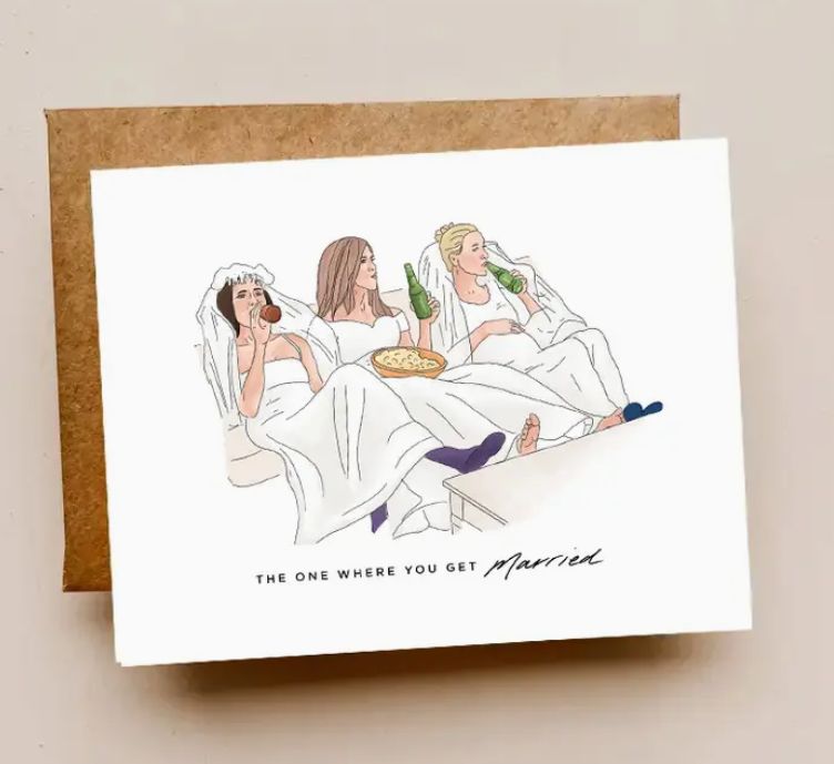 Friends Wedding Card
