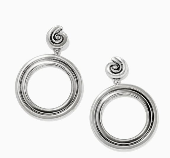 Contempo Moda Ring Post Drop Earrings