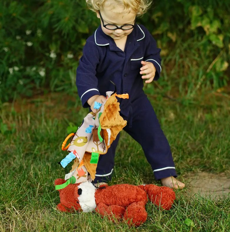 Forest Woodland Learning Lovey 8x8