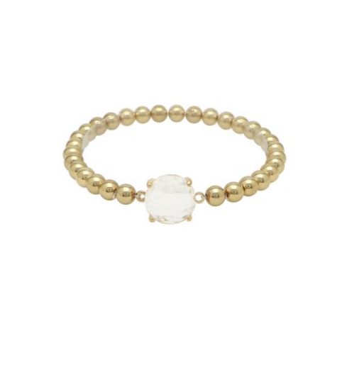 Hadi Gold Clear Bracelet