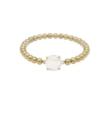 Hadi Gold Clear Bracelet