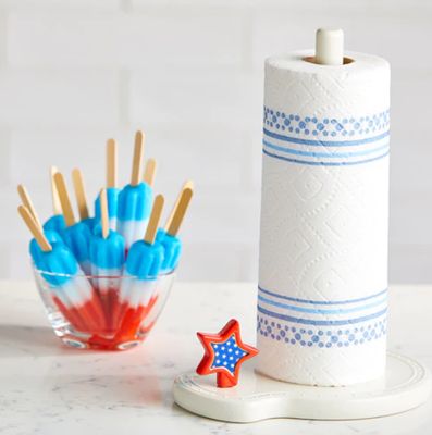 Nora Fleming© Base | Pinstripes Paper Towel Holder