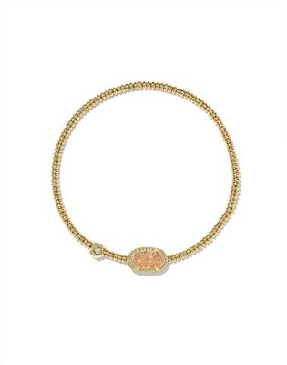 The Grayson Stretch Bracelet Gold Sand Drusy