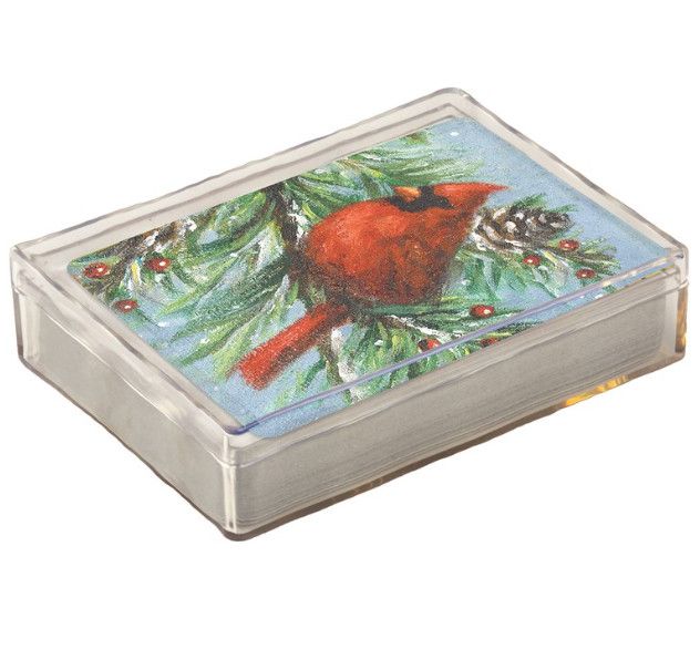 Winter Cardinal Playing Cards