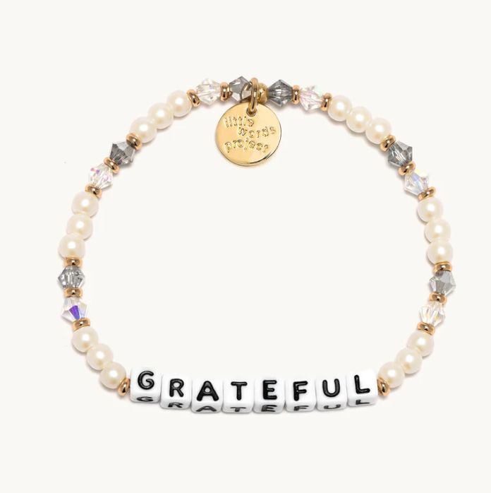 Grateful Shiny Things | Little Words Bracelet