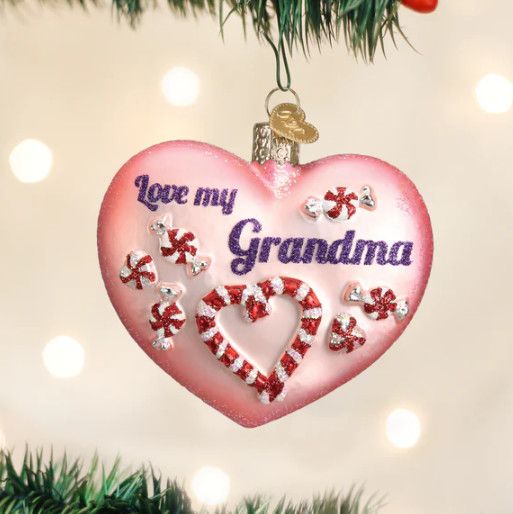 Grandma Heart Ornament