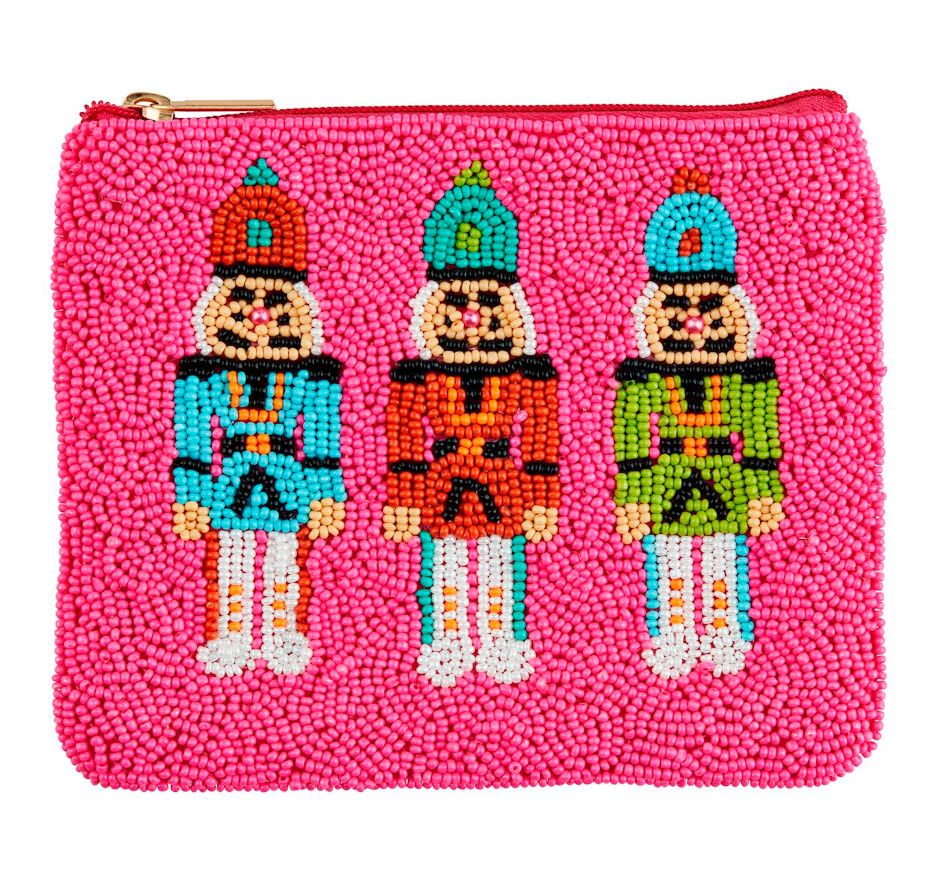 Holiday Beaded Case Nutcracker