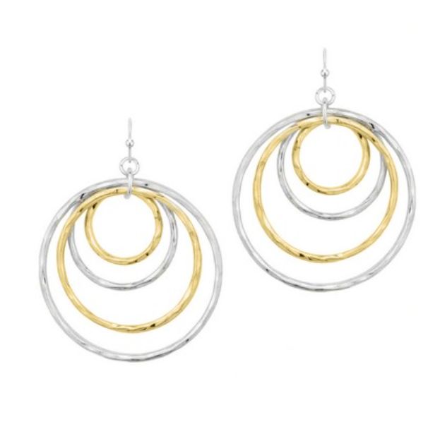 The Taz Earrings Gold Silver