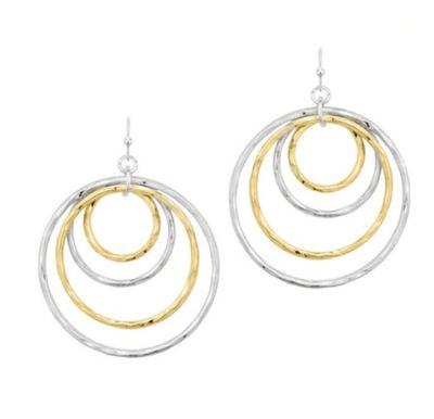The Taz Earrings Gold Silver