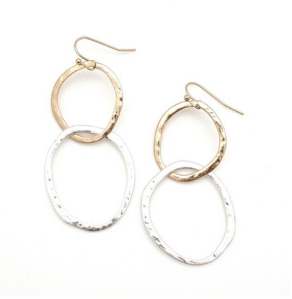 The Sky Gold Silver Earrings