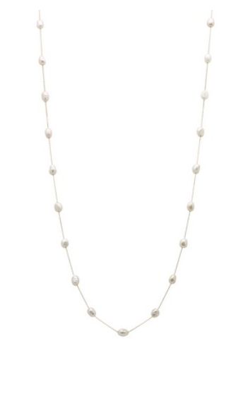 Dalila Gold Pearl Necklace