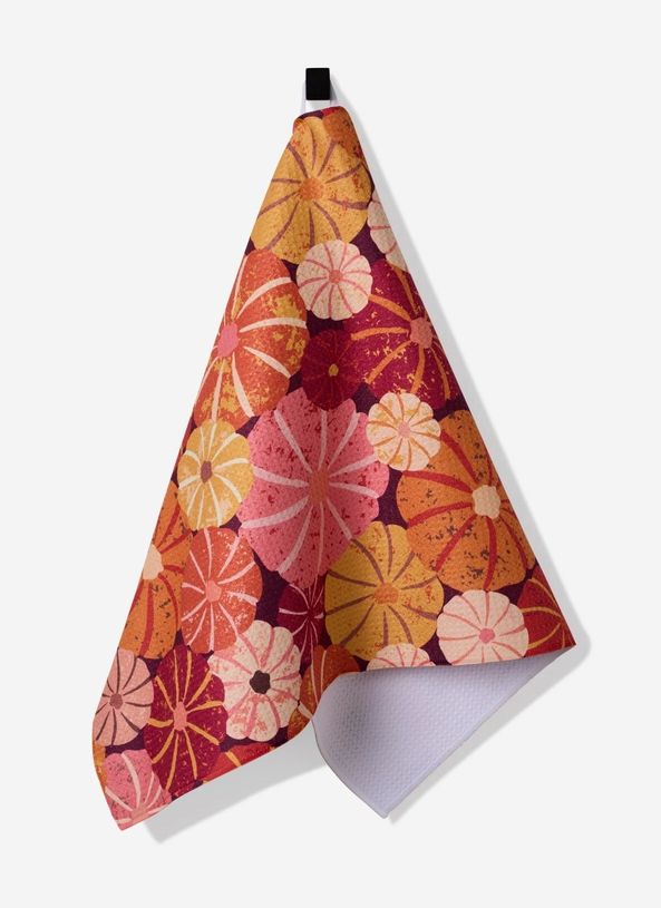Spicy Pumpkins Tea Towel