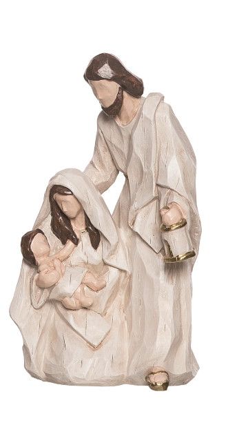 Resin Nativity Mary Holding Jesus