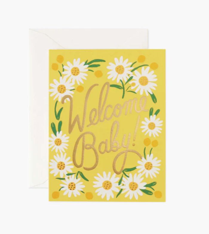 Daisy Baby Card