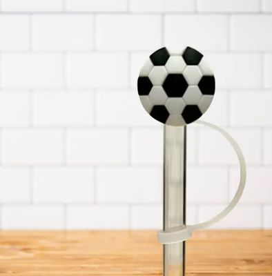 Soccer Ball Straw Topper
