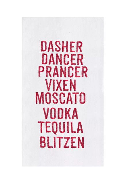 Tequila Blitzen Towel