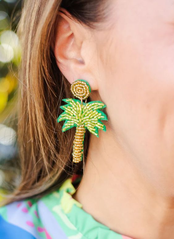 Palm Tree Earrings