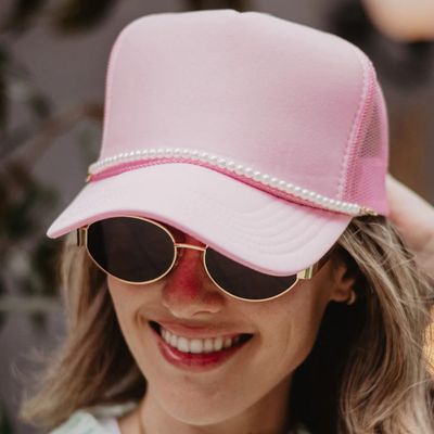 Circular Pearl Hat Chain