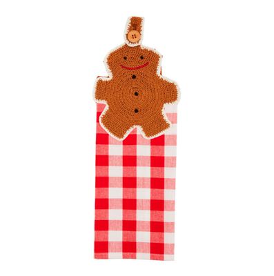 Gingerbread Christmas Hanging Towel