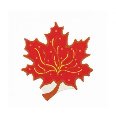 Happy Everything™ Mini Attachment | Red Fall Leaf