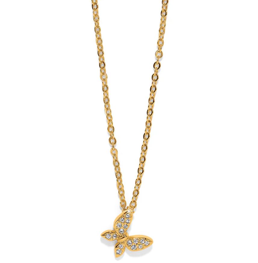 Enchanting Butterfly Gold Necklace