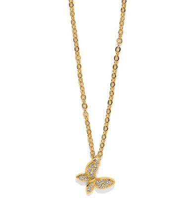 Enchanting Butterfly Gold Necklace