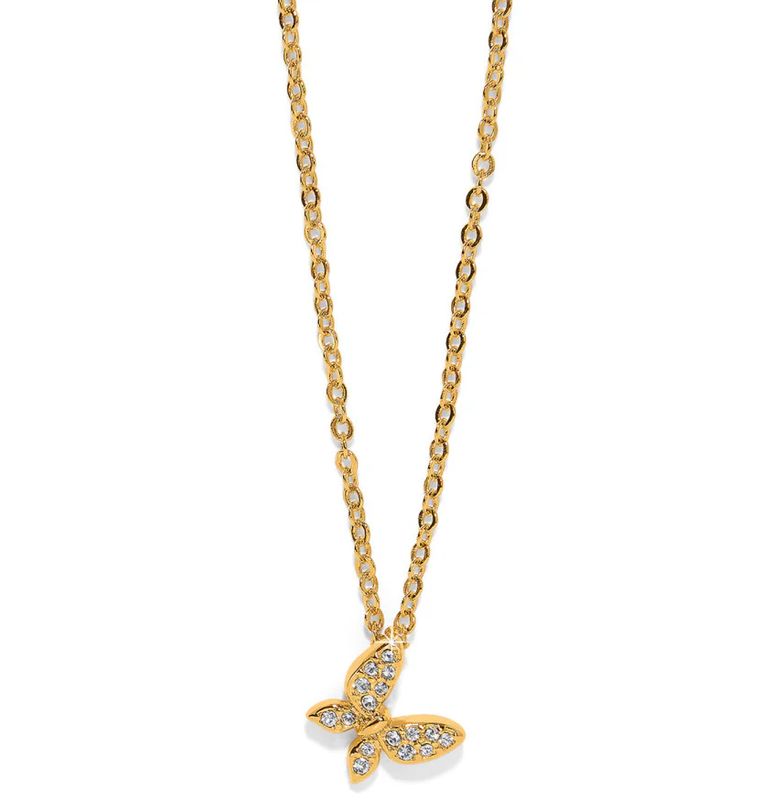 Enchanting Butterfly Gold Necklace