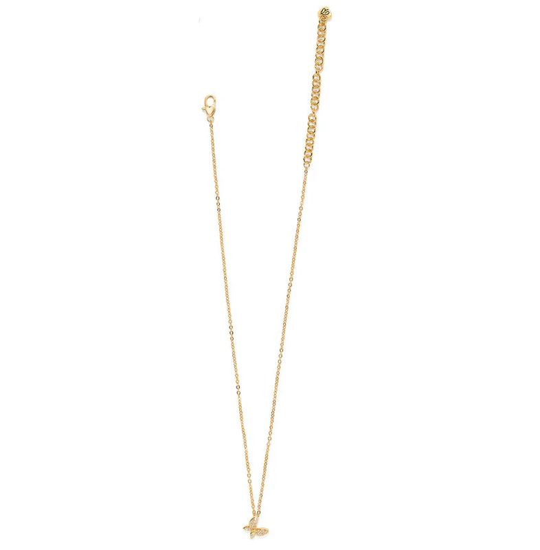 Enchanting Butterfly Gold Necklace