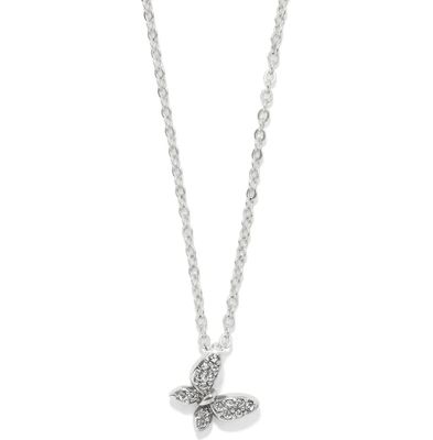 Enchanting Butterfly Silver Necklace