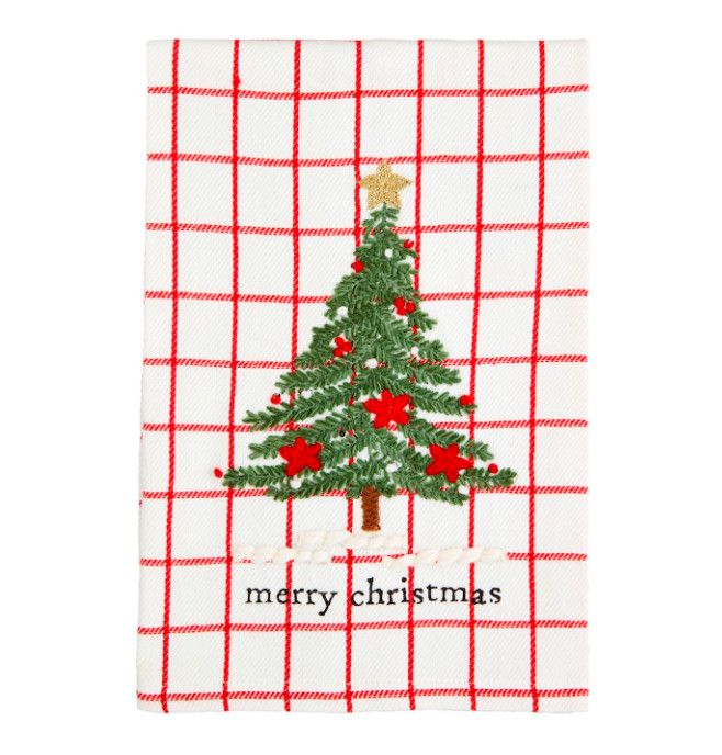 Tree Classic Embroidered Towel