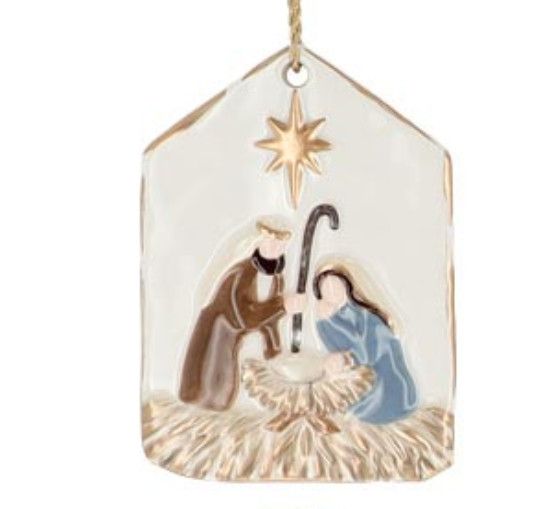 Divine Night Holy Family Ornament
