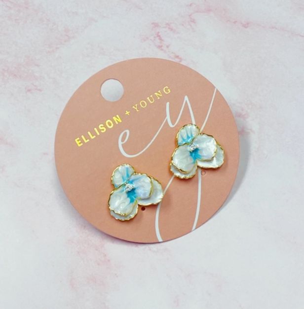 Noble Bloom Flower Earrings