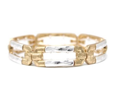 Leon Gold Silver Bracelet