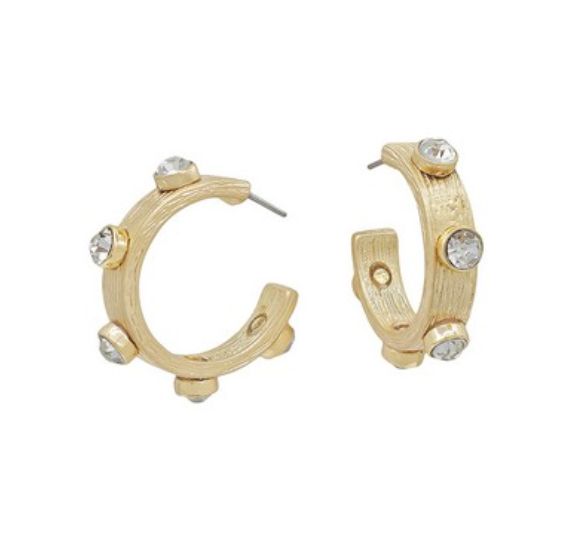 The Sergio Hope Earring Clear Stone