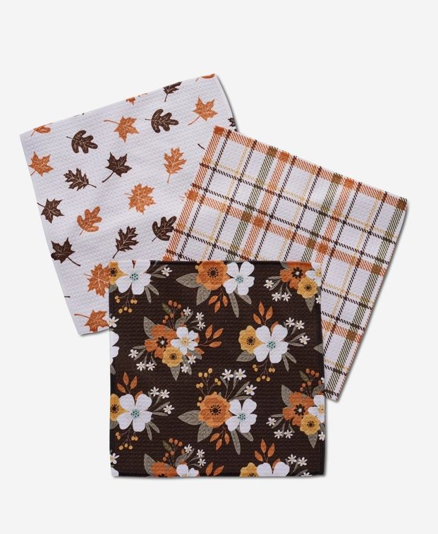 Autumnal Serenade Dishcloth Set