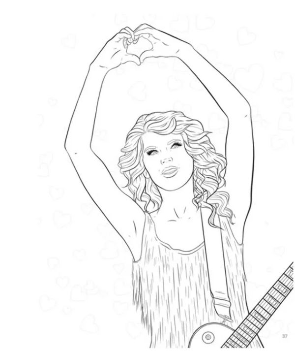 Taylor Swift Coloring &amp; Activity Book